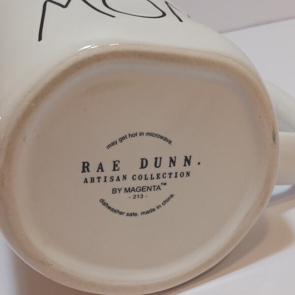 CAT MOM Rae Dunn Artisan Collection by Magenta 213 White Coffee Mug Tea Cup - Picture 3 of 5